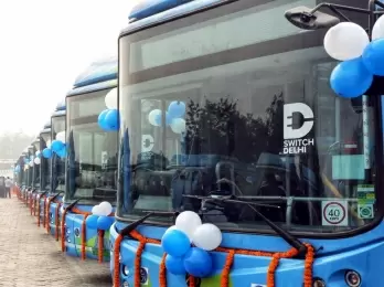 Delhi gets 50 high-tech e-buses as a New Year gift